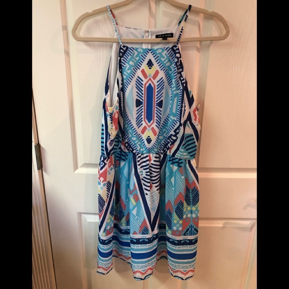 As U Wish halter dress
